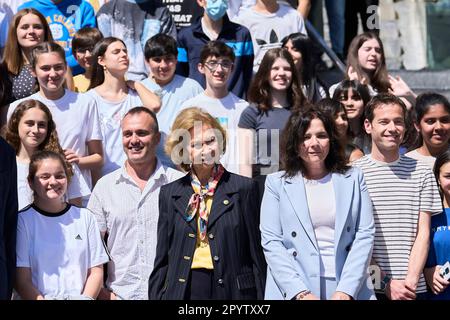 Donostia / San Sebastian. Espagne. 5 mai 2023. L'ancienne Reine Sofia assiste à l'ouverture du Congrès de la Banque alimentaire de 26th à l'Auditorium de l'Aquarium sur 5 mai 2023 à Donostia / San Sebastian, SpainCredit:MPG/Alamy Live NewsCredit:MPG/Alamy Live News Banque D'Images