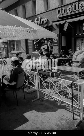 GDR, Berlin, 25.05.1989, Oranienburger Tor, Oranienburger Straße / Linienstraße, source à la porte, [traduction automatique] Banque D'Images