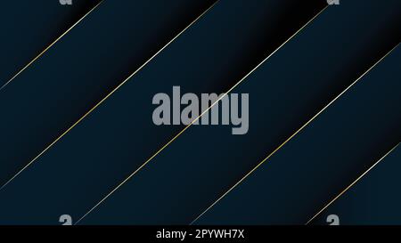 Arrière-plan luxueux avec lignes dorées Illustration de Vecteur