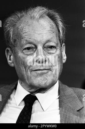 Allemagne, Berlin 26.09.1990. Archive No.: 21-14-15 SPD Party Congress photo: Willy Brandt [traduction automatique] Banque D'Images