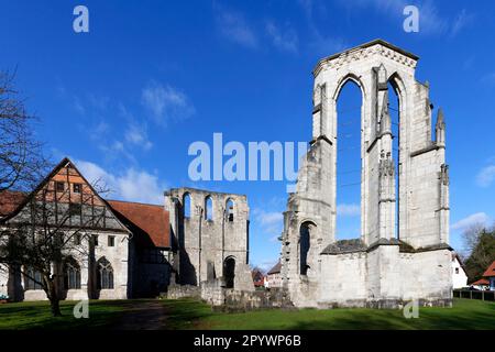 Abbaye cistercienne impériale de Walkenried, Walkenried, Harz, Basse-Saxe, Allemagne Banque D'Images