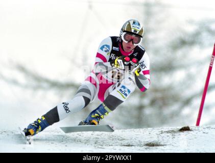 SKI ALPIN SAISON 96/97 Championnats du monde 1997 Sestriere Downhill Men 08.02.1997 Josef STROBL (AUT) PHOTO: WEREK Press Picture Agency xxNOxMODELxRELEASExx [traduction automatique]- AUTRICHE OUT Banque D'Images