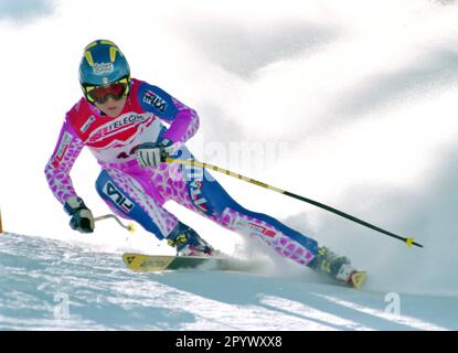 SKI ALPIN SAISON 96/97 Championnats du monde 1997 Sestriere 03-15.02.1997 Isola KOSTNER (ITA) PHOTO: WEREK Press photo Agency xxNOxMODELxRELEASExx [traduction automatique]- AUTRICHE OUT Banque D'Images