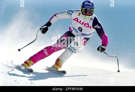 SKI ALPIN SAISON 95/96 Championnats du monde 1996 Sierra Nevada Downhill Men 17.02.1996 Patrick ORTLIEB (AUT) PHOTO: WEREK Press Picture Agency xxNOxMODELxRELEASExx [traduction automatique]- AUTRICHE OUT Banque D'Images