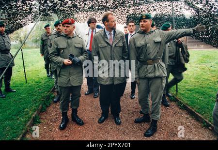 Rudolf Scharping, homme politique, Allemagne, SPD, ministre de la Défense depuis 1998 Banque D'Images