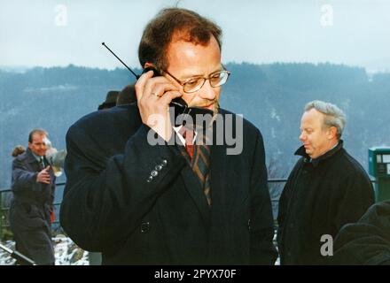 Rudolf Scharping, homme politique, Allemagne, SPD, 1994 Banque D'Images