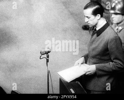 Procès médecins - Nuremberg, procès pour crimes de guerre, Allemagne 1945-1949 après-guerre Banque D'Images