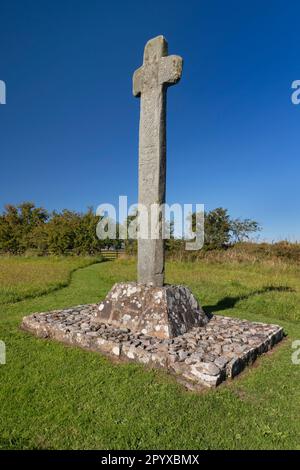 Irlande, Comté de Donegal, péninsule d'Inishowen, Culdaff, site monastique de Clonca, 10th Century St Bodan's Cross. Banque D'Images