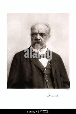 Antonín Dvorák (1841-1904), compositeur tchèque. Photographie. Photo: Heliogravure, Corpus Imaginum, Collection Hanfstaengl. [traduction automatique] Banque D'Images