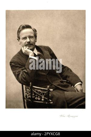 Peter Rosegger (1843-1918), écrivain autrichien. Photographie. Photo: Heliogravure, Corpus Imaginum, Collection Hanfstaengl. [traduction automatique] Banque D'Images