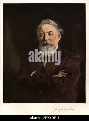 Joseph Joachim (1831-1907), compositeur et violoniste allemand. Peinture de John Singer Sargent (1856-1925). Photo: Heliogravure, Corpus Imaginum, Collection Hanfstaengl. [traduction automatique] Banque D'Images