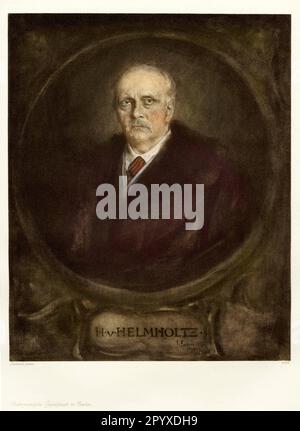 Hermann Ludwig Ferdinand von Helmholtz (1821-1894), physicien allemand. Peinture de Franz von Lenbach à partir de 1894. Photo: Heliogravure, Corpus Imaginum, Collection Hanfstaengl. [traduction automatique] Banque D'Images