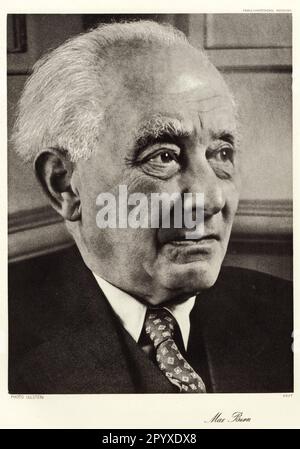 Max né (1882-1970), physicien allemand. Il a reçu le prix Nobel de physique en 1954 pour ses recherches sur la mécanique quantique avec Walther Bothe. Photographie d'Ullstein. Photo: Heliogravure, Corpus Imaginum, Hanfstaengl. collection (photographie non datée). [traduction automatique] Banque D'Images