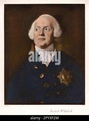 Frederick William II (1744-1797), roi de Prusse. Peinture par Anton Graff. Photo: Heliogravure, Corpus Imaginum, Collection Hanfstaengl. [traduction automatique] Banque D'Images