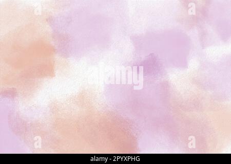Texture abstraite aquarelle douce violette et beige idéale pour les arrière-plans, le design, l'art et les impressions. Banque D'Images