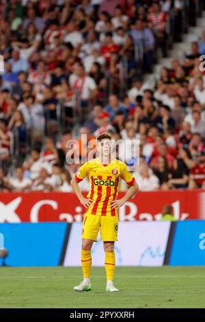 Séville, Espagne. 03rd mai 2023. Séville, Espagne 3 mai 2023 Valery (11 Gérone) regarde pendant le match du jour numéro 32 de la ligue Santander entre Sevilla FC et Gérone au stade Sanchez Pizjuan (Lorena Martin/SPP) crédit: SPP presse sportive photo. /Alamy Live News Banque D'Images