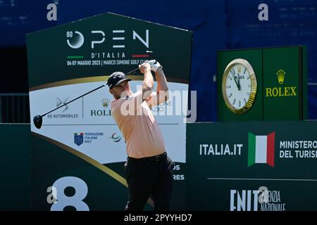 5th mai 2023, Marco Simone Golf and Country Club, Guidonia, Italie; DS automobiles Italian Open Golf Round 2; RAMSAY, Richie Banque D'Images