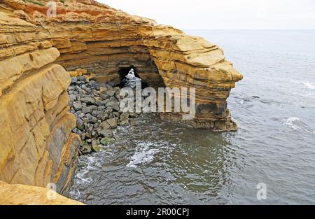 Grotte naturelle - San Diego, Californie Banque D'Images