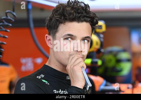 Miami, États-Unis. 05th mai 2023. MIAMI, Floride, États-Unis, 5. Mai 2023 ; n° 4, Lando NORRIS, GBR, McLaren F1 Team, MCL60, moteur Mercedes, image payante, copyright Paolo PEDICELLI/ATP images (PEDICELLI Paolo/ATP/SPP) crédit: SPP Sport Press photo. /Alamy Live News Banque D'Images