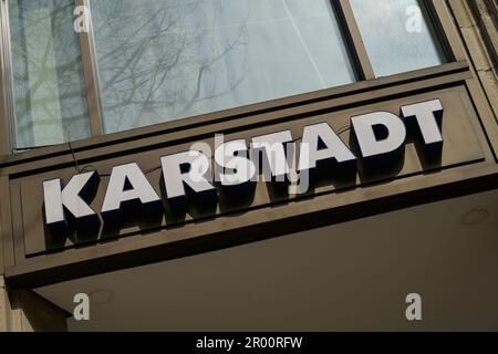 Galeria Karstadt, Mönckebergstraße, Innenstadt, Hambourg, Allemagne Banque D'Images