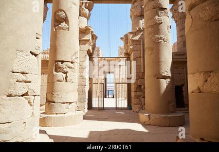 Le temple de l'île de New Kalabsha à l'extérieur d'Assouan, en Égypte Banque D'Images