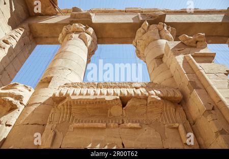 Le temple de l'île de New Kalabsha à l'extérieur d'Assouan, en Égypte Banque D'Images