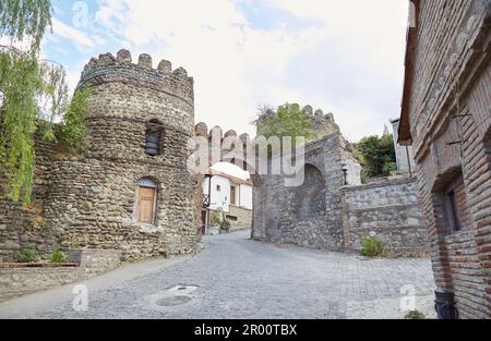 Les remparts de la ville de Sighnagi dans l'est de la Géorgie, célèbre pour son vin Banque D'Images