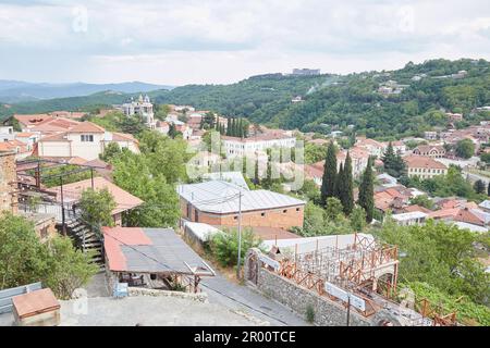 Les remparts de la ville de Sighnagi dans l'est de la Géorgie, célèbre pour son vin Banque D'Images