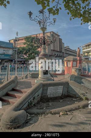 11 20 2013 Vintage Stone War Memorial à Solapur Maharashtra Inde Asie. Banque D'Images