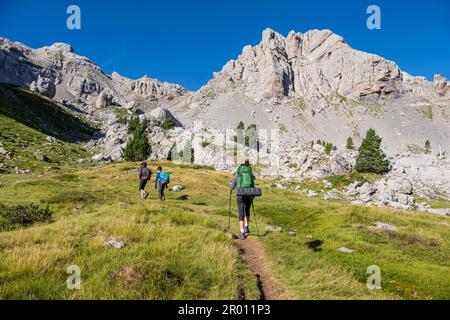 Marmitou, barranco de Anaye, alta ruta pirenaica, región de Aquitania, departamento de Pirineos Atlánticos, Francia Banque D'Images