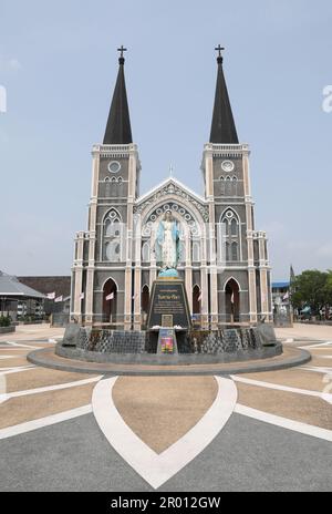 CHANTABURI THAÏLANDE - 17,Apr, 2023 : Église catholique de Maephra Patisonti Niramon située dans la province de Chantaburi en Thaïlande. Banque D'Images