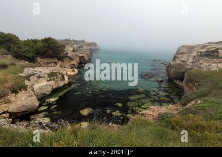 Località Roca Vecchia a Melendugno in provincia di Lecce Banque D'Images