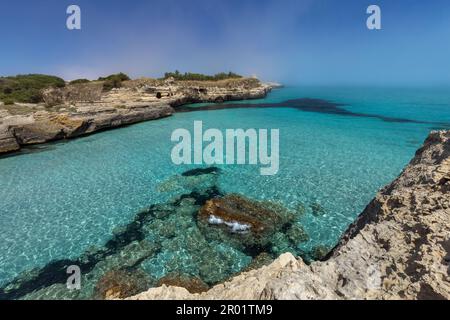 Località Roca Vecchia a Melendugno in provincia di Lecce Banque D'Images