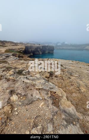 Località Roca Vecchia a Melendugno in provincia di Lecce Banque D'Images