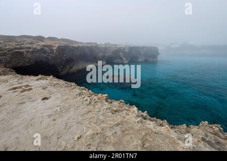 Località Roca Vecchia a Melendugno in provincia di Lecce Banque D'Images