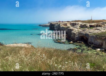 Località Roca Vecchia a Melendugno in provincia di Lecce Banque D'Images