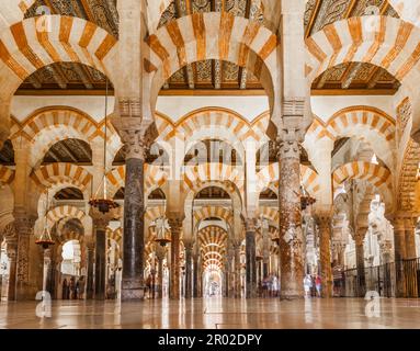 L'Mosque-Cathedral de Cordoue est le monument le plus significatif dans l'ensemble de l'ouest Monde musulman et l'un des plus beaux bâtiments dans Banque D'Images