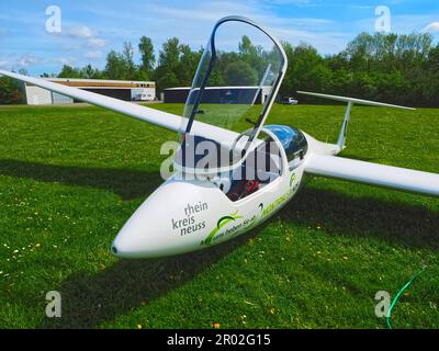 Planeurs dans le club de voile Aero Club Grevenboich Neuss en Allemagne Banque D'Images