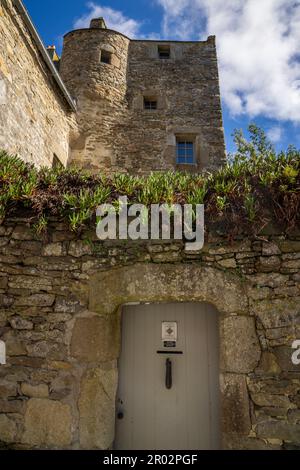 La maison dans laquelle le prince Charles Edward Stuart (Bonnie Prince Charlie) s'est réfugié à Roscoff sur 10 octobre 1746 après sa défaite en Écosse, Brit Banque D'Images