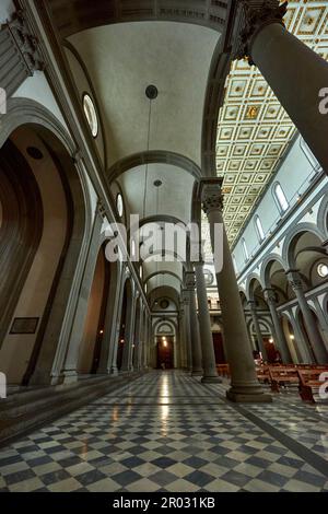 Visite de la basilique San Lorenzo à Florence, Italie Banque D'Images