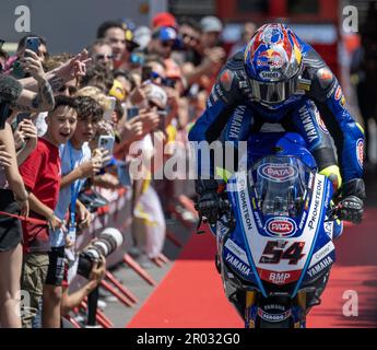 Barcellona, Espagne. 06th mai 2023. Circuit de Barcelone-Catalunya, Barcellona, Espagne, 06 mai 2023, N°54 Toprak Razgatlioglu TUR Yamaha YZF R1 Yamaha WorldSBK Team pendant Prosecco DOC Catalunya Round FIM Superbike World Championship 2023 - Race1 - World Superbike - SBK Credit: Live Media Publishing Group/Alay Live News Banque D'Images