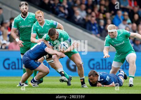 Jamie Blamire, de Newcastle Falcons, en action pendant le match Gallagher Premiership au stade AJ Bell, à Salford. Date de la photo: Samedi 6 mai 2023. Banque D'Images