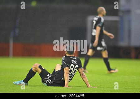 ©PHOTOPQR/OUEST FRANCE/Vincent MICHEL ; Laval ; 06/05/2023 ; football - Ligue 2 - Laval / Bastia - 34Ã¨me journal Antony Robic / Bastia photo Vincent Michel / Ouest-France Banque D'Images