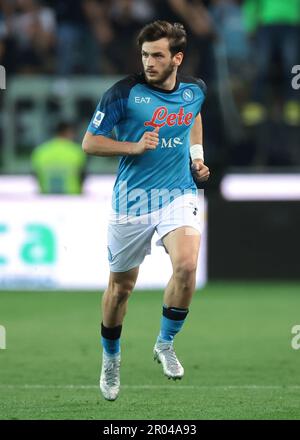 Udine, Italie, 4th mai 2023. Khvicha Kvaratskhelia de SSC Napoli pendant la série Un match à Dacia Arena, Udine. Le crédit photo devrait se lire: Jonathan Moscrop / Sportimage Banque D'Images