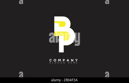 BP lettres alphabétiques initiales logo monogramme Illustration de Vecteur