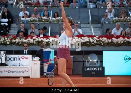 Madrid, Espagne. 06th mai 2023. Tennis: Mutua Madrid Tournoi de tennis ouvert - Madrid, singles, Women, WTA final: IGA Swiatek (POL) V Aryna Sabalenka . Crédit: EnriquePSans/Alay Live News Banque D'Images