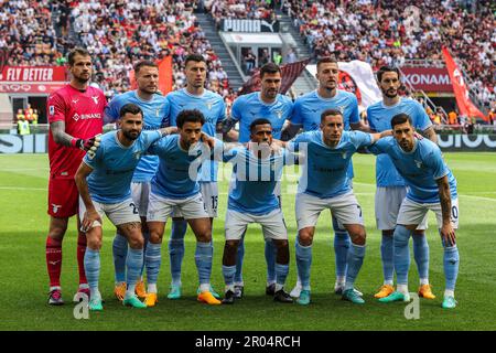 Milan, Italie. 06th mai 2023. L'équipe de SS Lazio s'équipe lors de la série Un match de football 2022/23 entre AC Milan et SS Lazio au stade San Siro. Score final ; Milan 2 | 0 Lazio. Crédit : SOPA Images Limited/Alamy Live News Banque D'Images