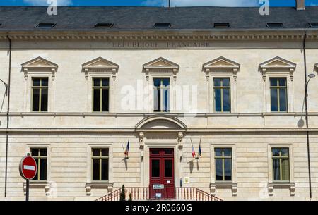 Nevers. Façade de l'Hôtel de ville. Département de la Nièvre. Bourgogne Franche Comte. France Banque D'Images
