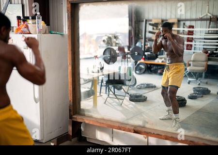 MICHAEL B. JORDAN dans CREED III (2023), dirigé par MICHAEL B. JORDAN. Crédit: Metro-Goldwyn-Mayer (MGM) / Album Banque D'Images