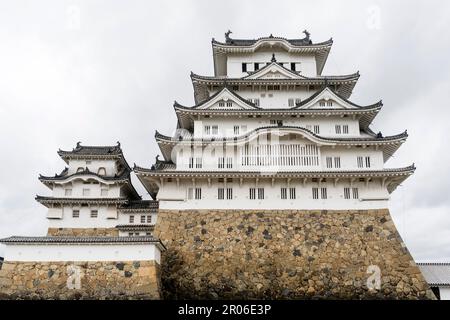 Château Himeji dans la préfecture de Hyogo/Japon Banque D'Images